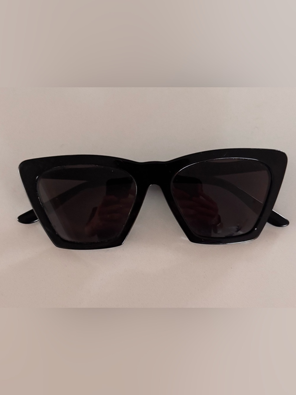 Illesteva Black Oversized Square Sunglasses